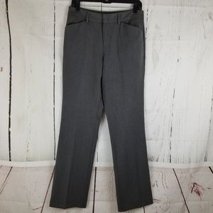 Nine West Dress Pants Sz 29 / 8 Gray Flat Front